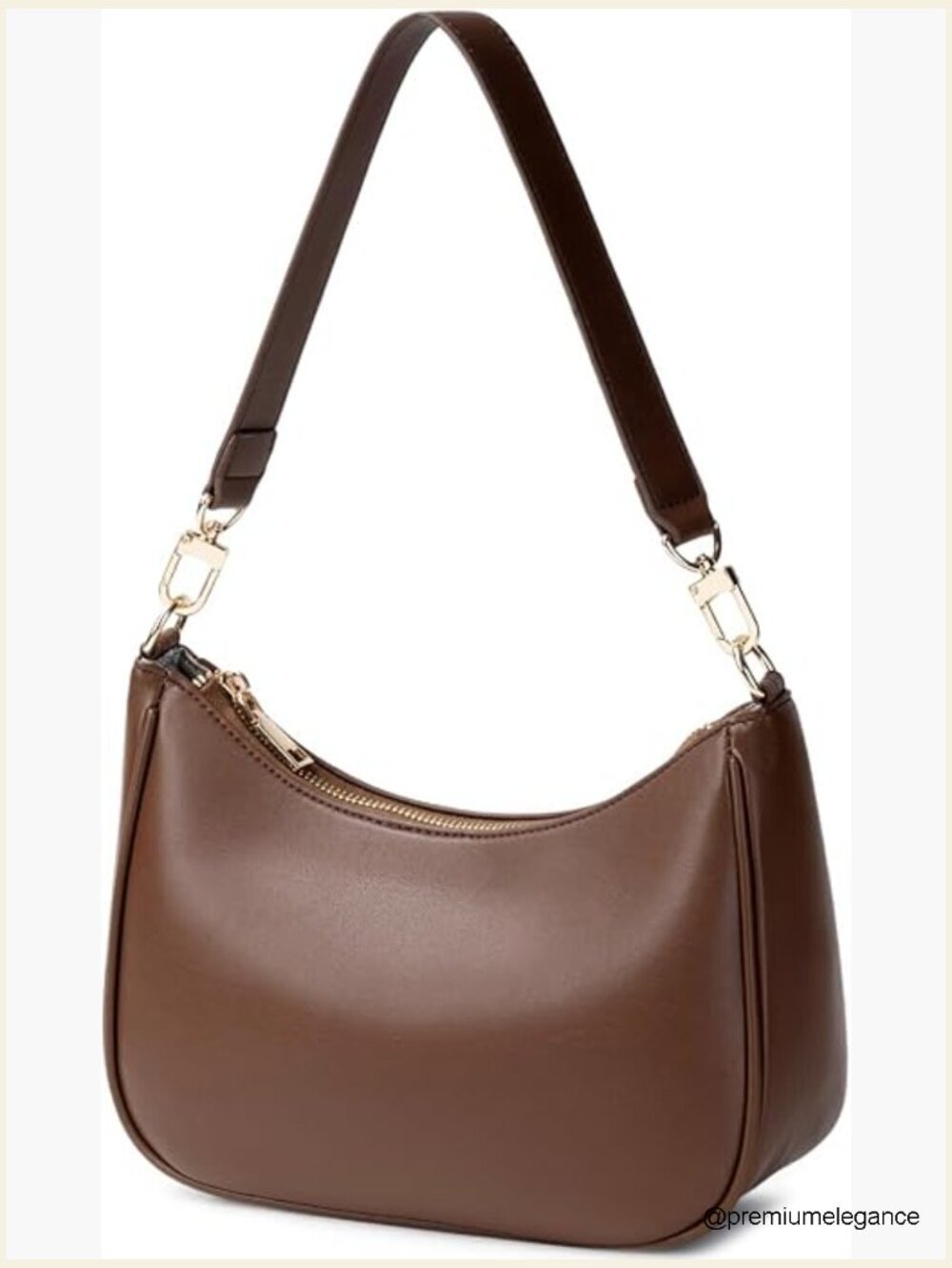 Hobo Shoulder Bag Tote Handbag Mini Clutch Purse with Zipper